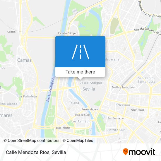 Calle Mendoza Ríos map