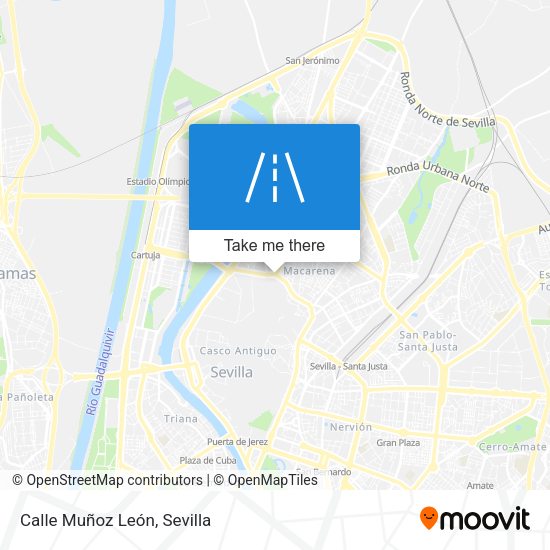 Calle Muñoz León map