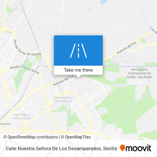 Calle Nuestra Señora De Los Desamparados map