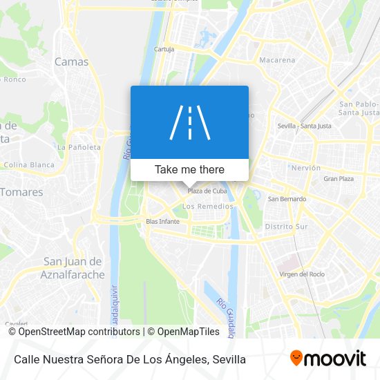 Calle Nuestra Señora De Los Ángeles map