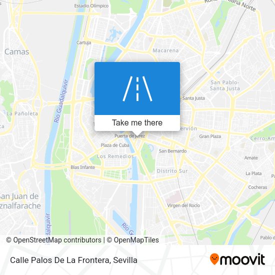 Calle Palos De La Frontera map