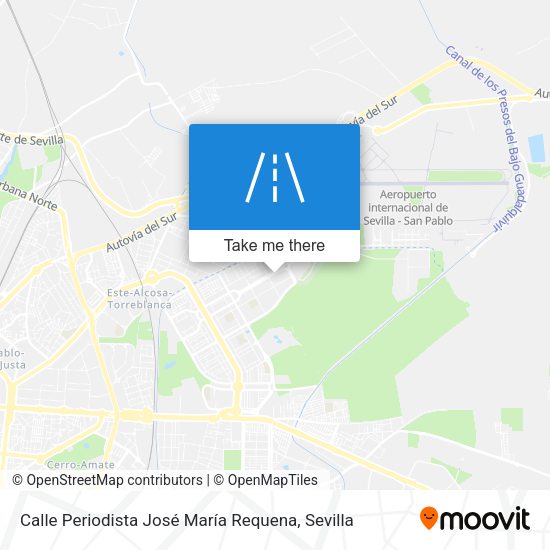 Calle Periodista José María Requena map