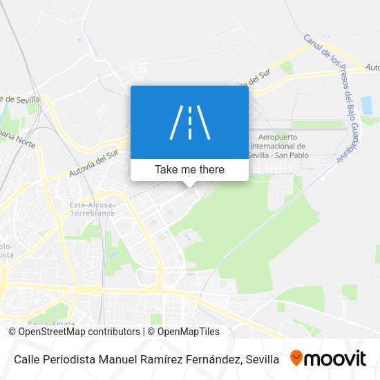 Calle Periodista Manuel Ramírez Fernández map