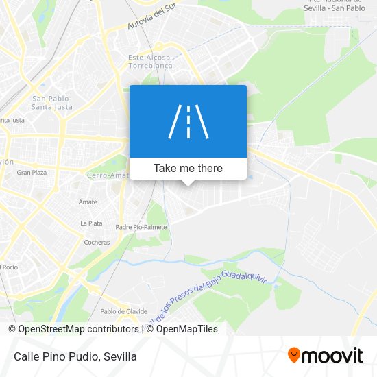 Calle Pino Pudio map