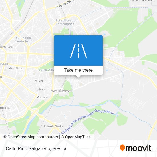 Calle Pino Salgareño map