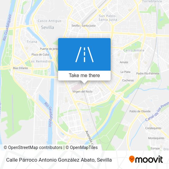 Calle Párroco Antonio González Abato map