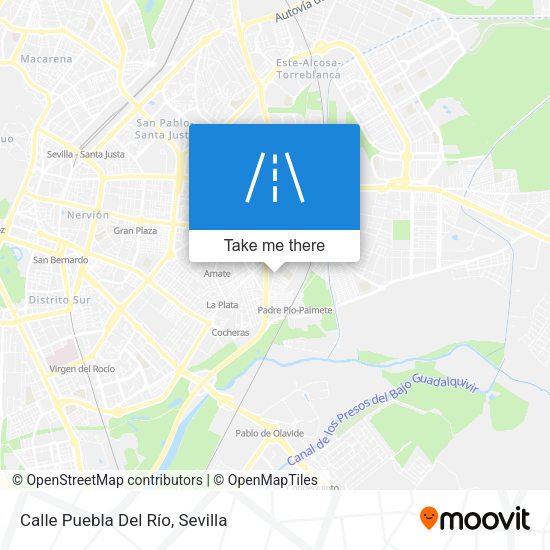 Calle Puebla Del Río map