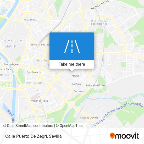 Calle Puerto De Zegri map