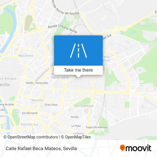 Calle Rafael Beca Mateos map