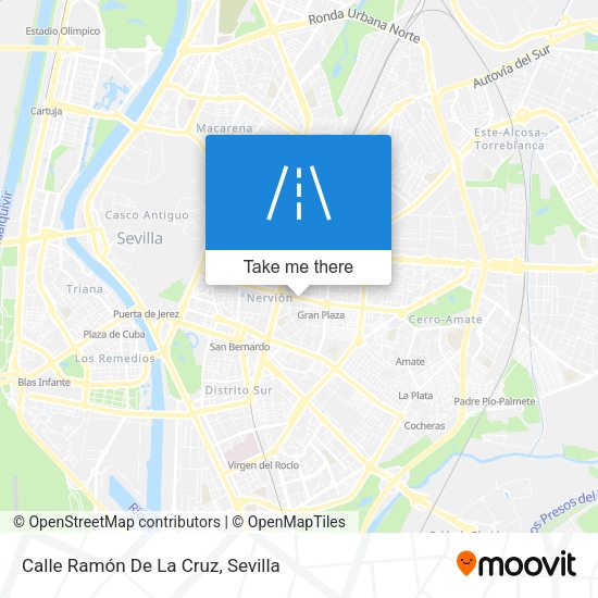 Calle Ramón De La Cruz map