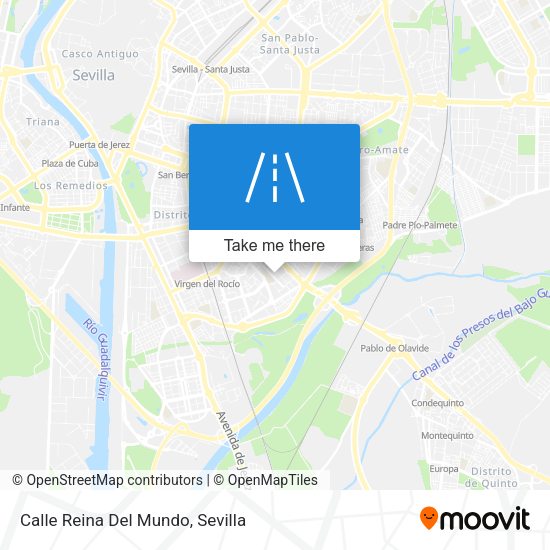 Calle Reina Del Mundo map