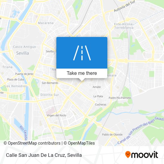 Calle San Juan De La Cruz map