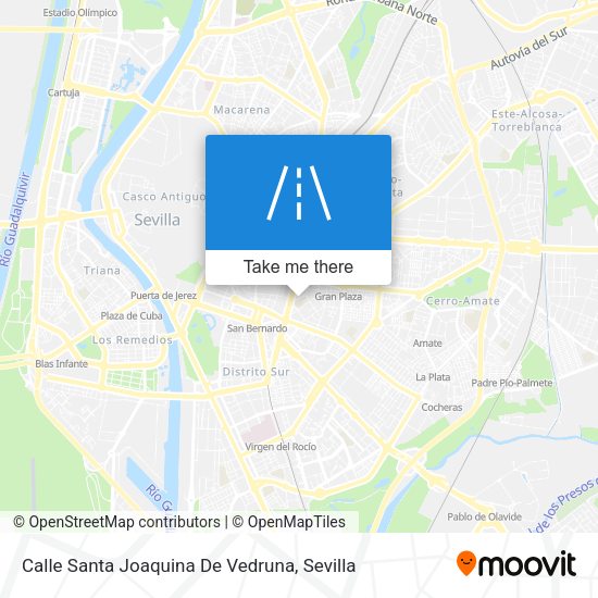 Calle Santa Joaquina De Vedruna map