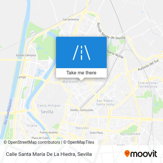 Calle Santa María De La Hiedra map