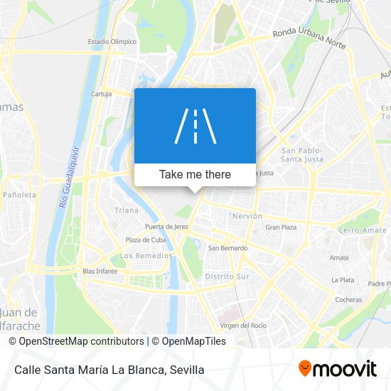 Calle Santa María La Blanca map