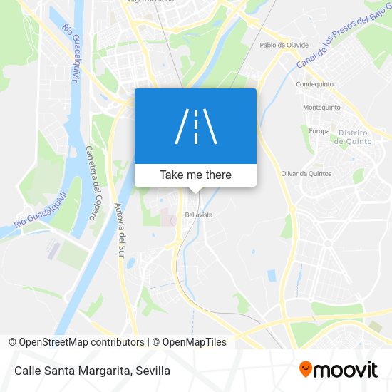 Calle Santa Margarita map