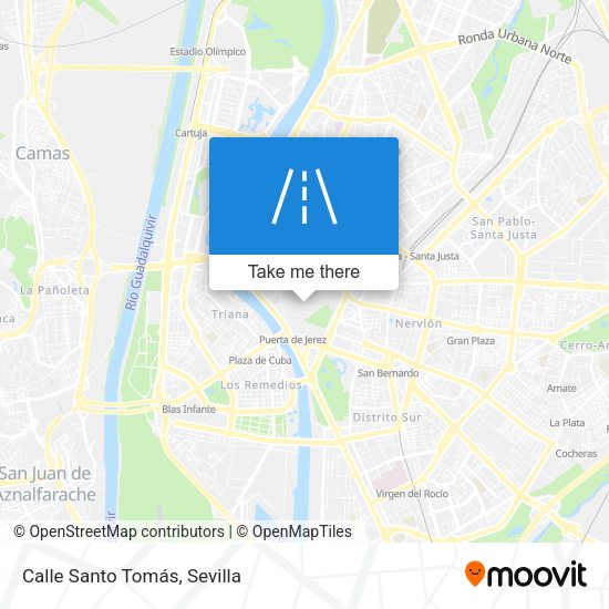 Calle Santo Tomás map