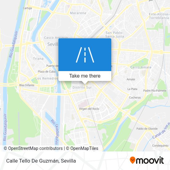 Calle Tello De Guzmán map