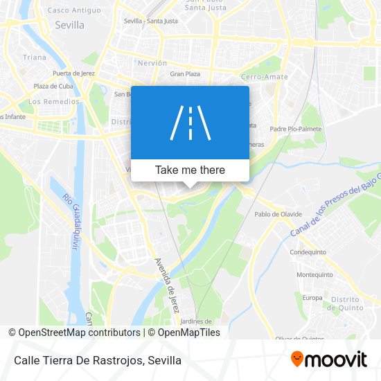 Calle Tierra De Rastrojos map