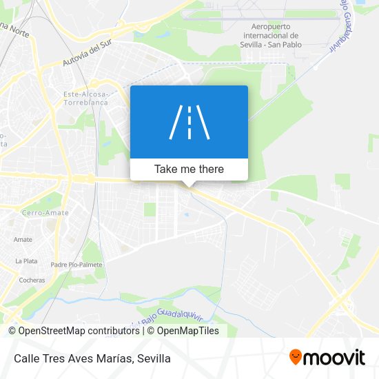 Calle Tres Aves Marías map