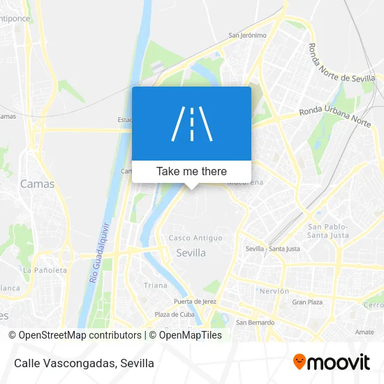 Calle Vascongadas map