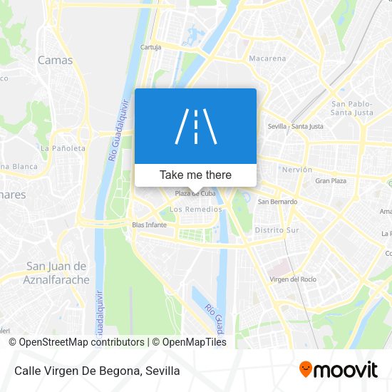 Calle Virgen De Begona map