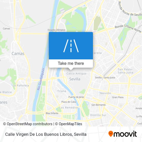 Calle Virgen De Los Buenos Libros map