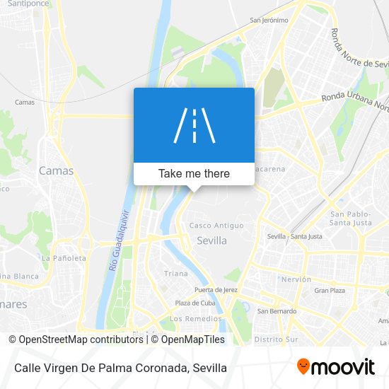 Calle Virgen De Palma Coronada map