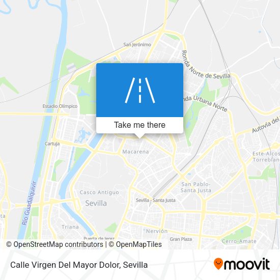 Calle Virgen Del Mayor Dolor map