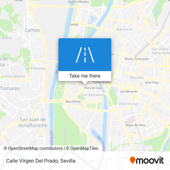 Calle Virgen Del Prado map