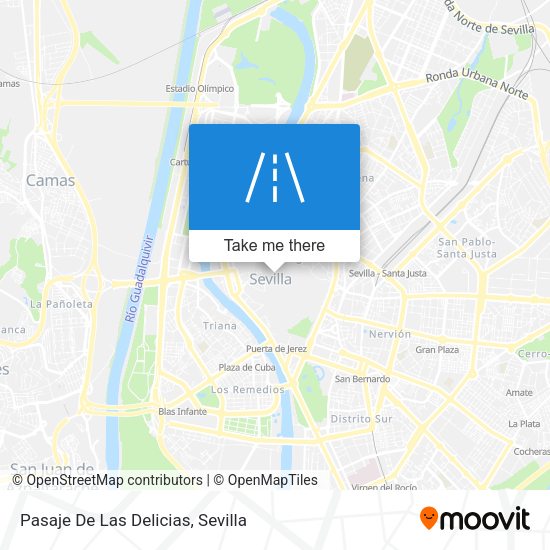 Pasaje De Las Delicias map