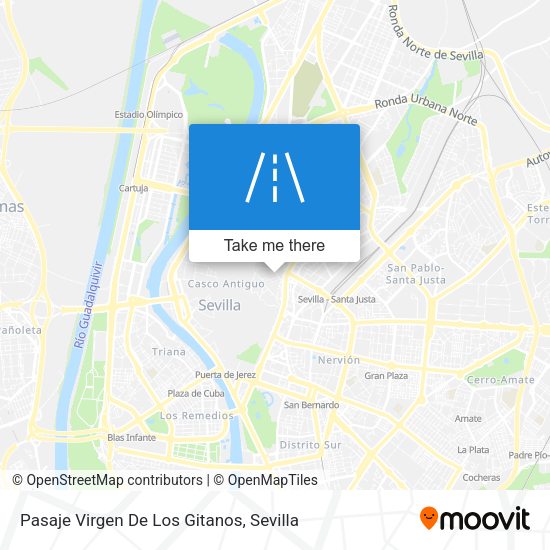 Pasaje Virgen De Los Gitanos map