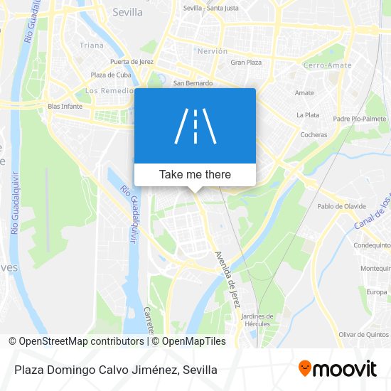 Plaza Domingo Calvo Jiménez map