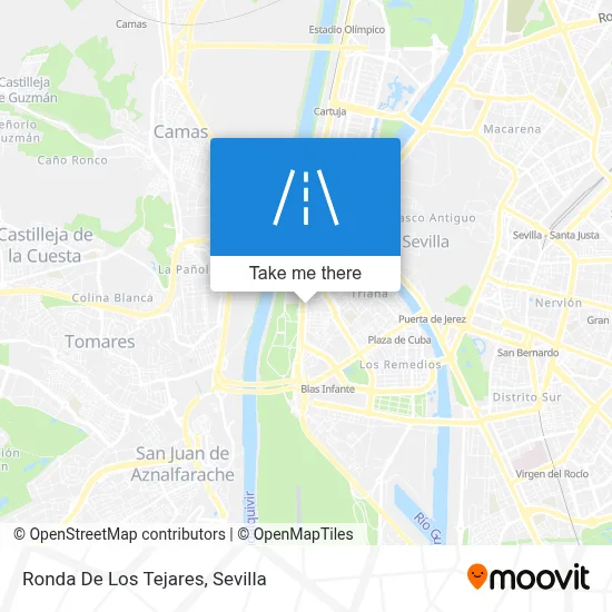 Ronda De Los Tejares map