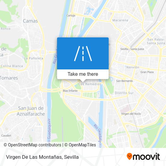 Virgen De Las Montañas map