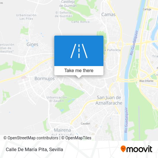 Calle De María Pita map