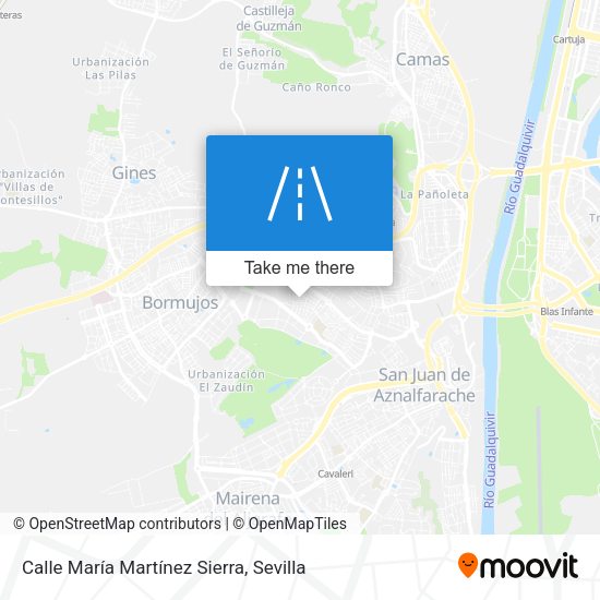 Calle María Martínez Sierra map