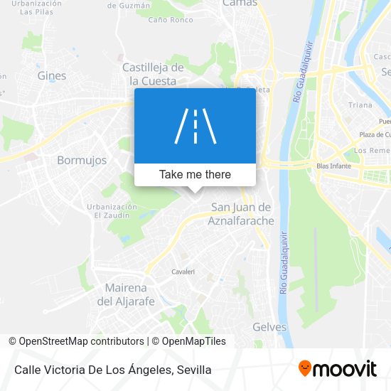 Calle Victoria De Los Ángeles map