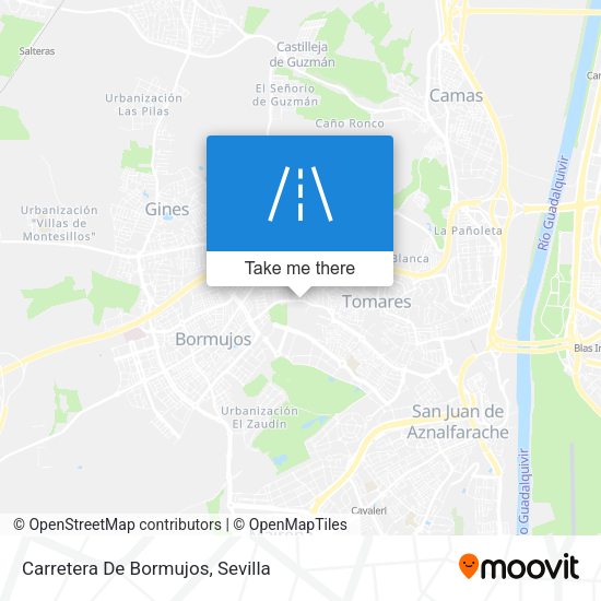 Carretera De Bormujos map