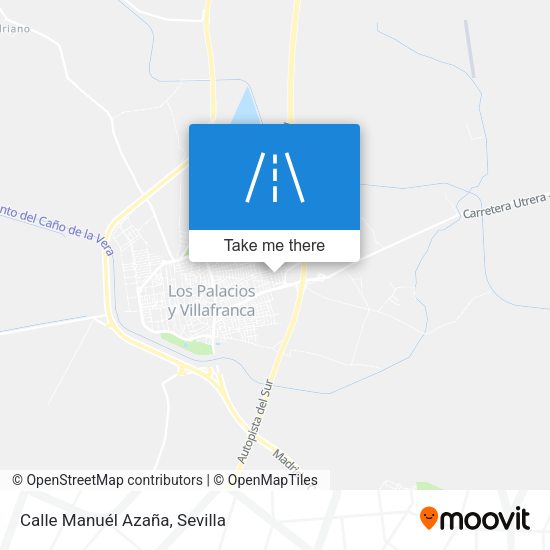 Calle Manuél Azaña map