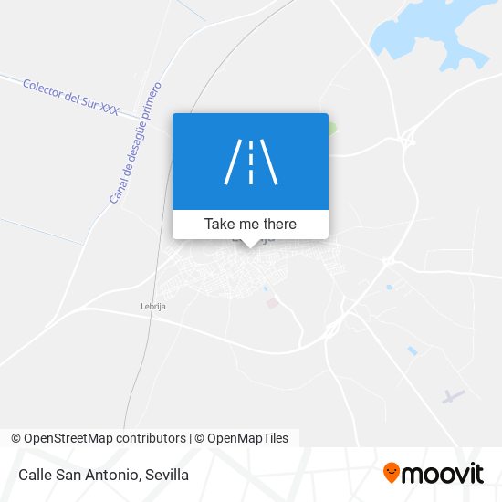 Calle San Antonio map