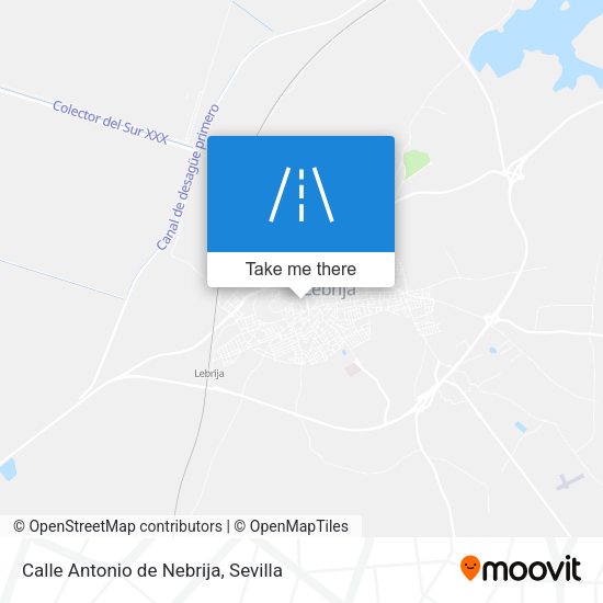 Calle Antonio de Nebrija map