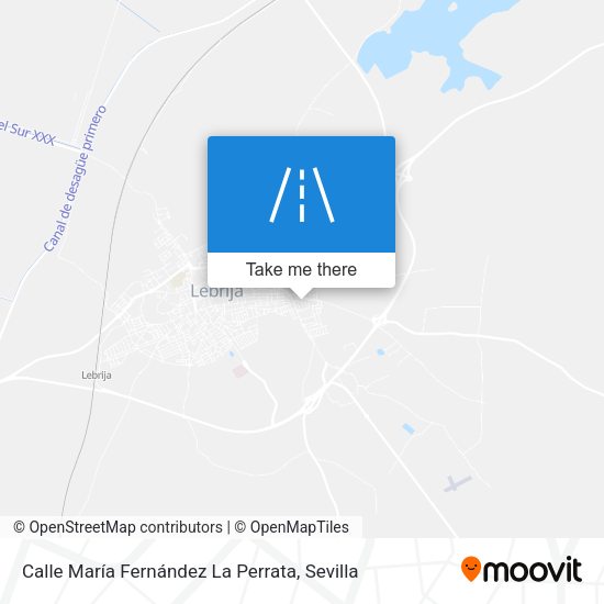 Calle María Fernández La Perrata map