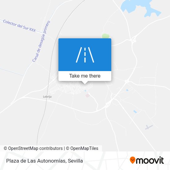 Plaza de Las Autonomías map