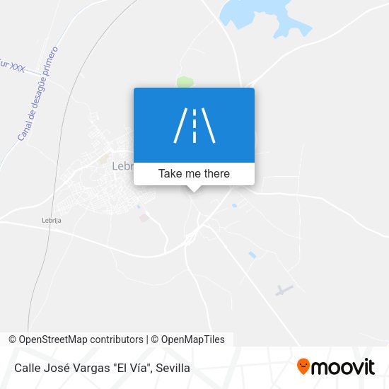 Calle José Vargas "El Vía" map