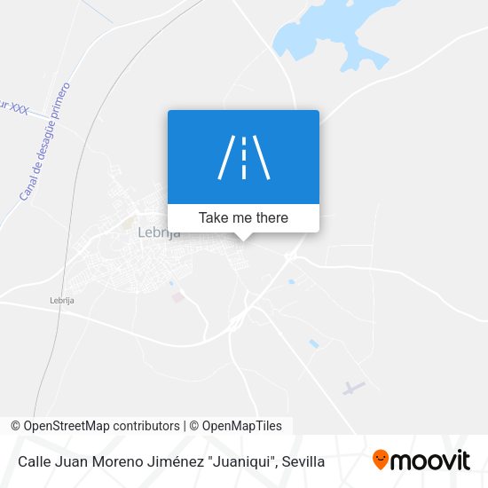 Calle Juan Moreno Jiménez "Juaniqui" map