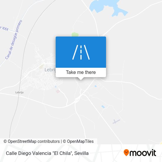 Calle Diego Valencia "El Chila" map