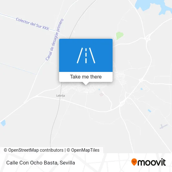 Calle Con Ocho Basta map