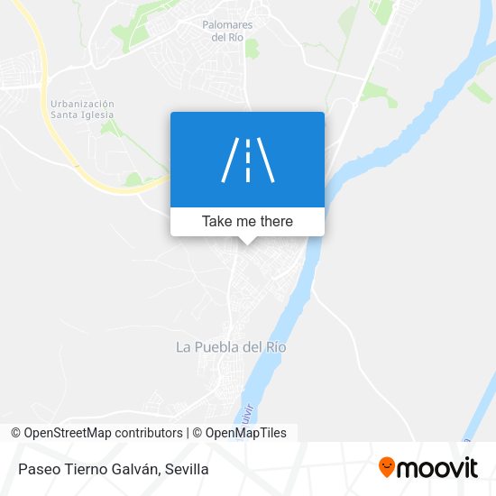 Paseo Tierno Galván map