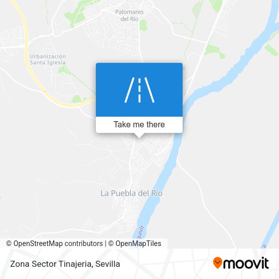 Zona Sector Tinajeria map